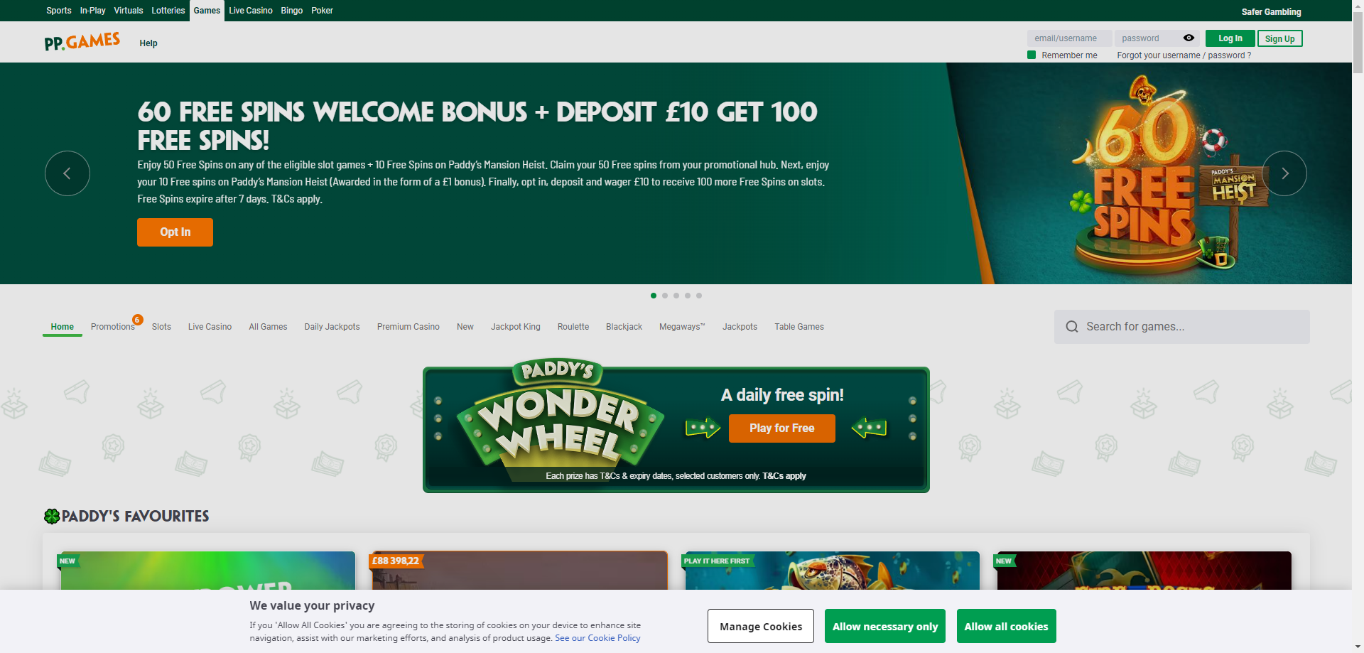 Paddypower Casino